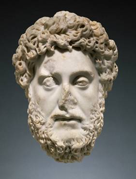 Commodus Roman Emperor reigned 180-192 CE Type 5  J. Paul Getty Museum  Photo Getty Images